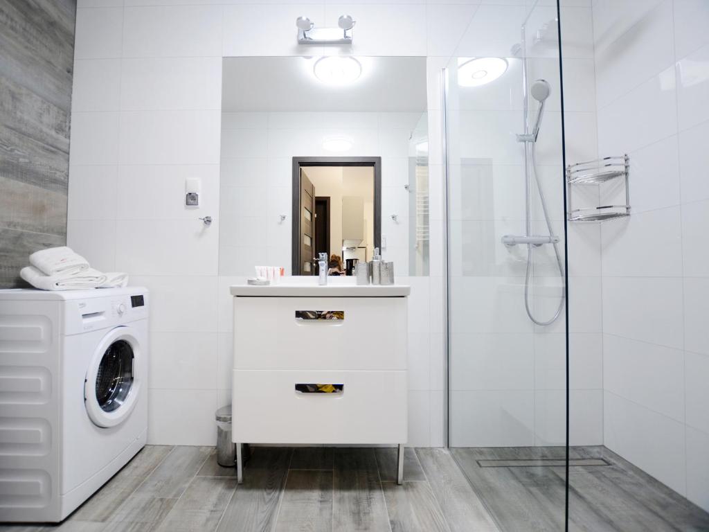 Kúpeľňa v ubytovaní Apartament Polanki Park-kryty basen