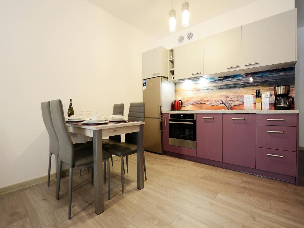 Kuchyňa alebo kuchynka v ubytovaní Apartament Polanki Park-kryty basen