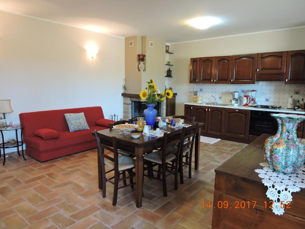 Kuchyň nebo kuchyňský kout v ubytování Casa Cardarella