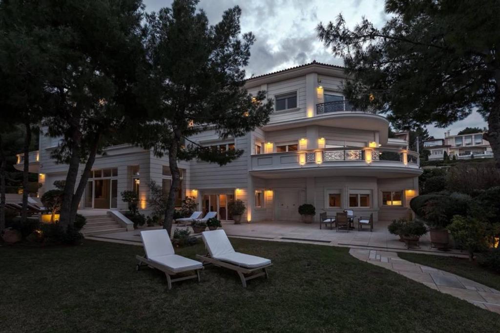 Zahrada ubytování Villa Thetis Athens