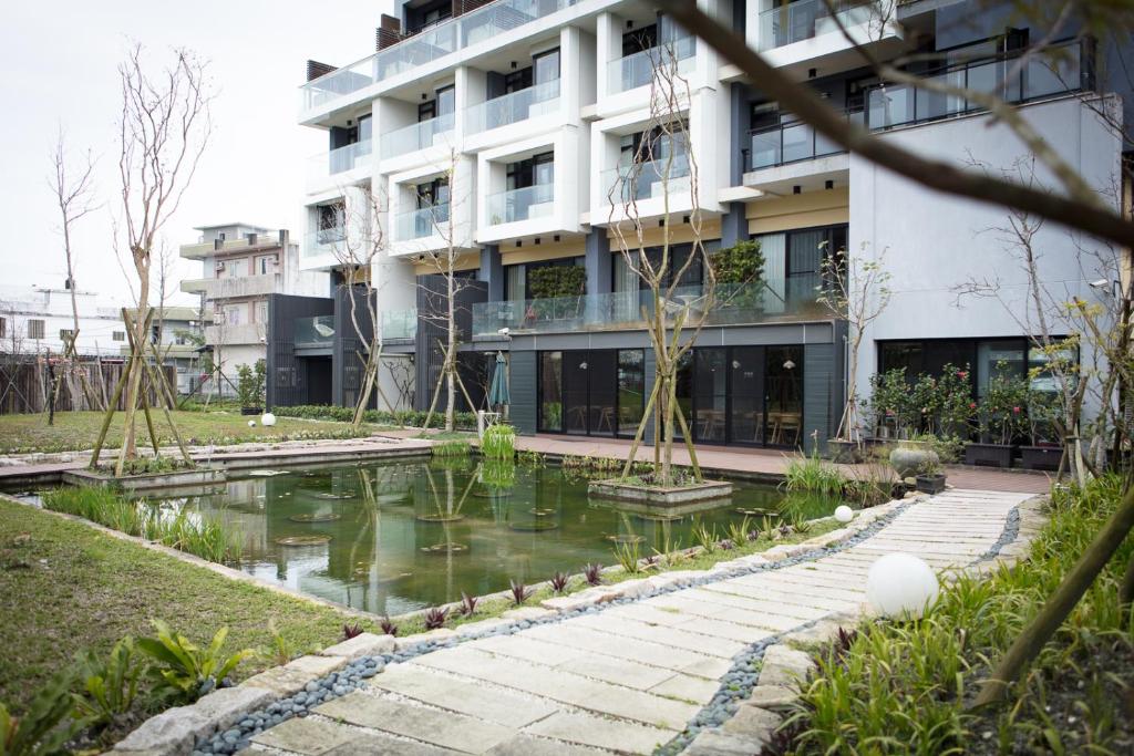 Zahrada ubytování Onsense Villa