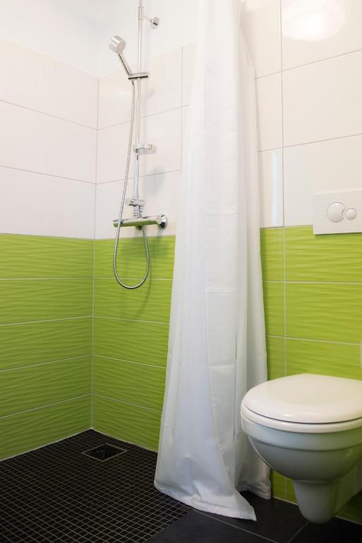 Koupelna v ubytování Media Luna Guesthouse