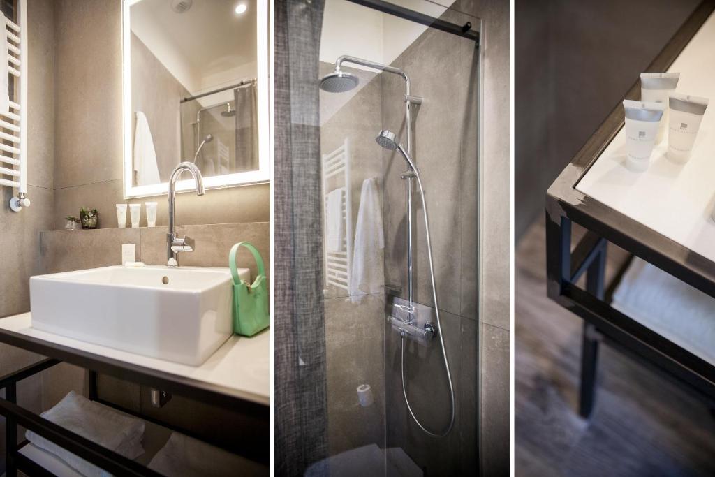 Koupelna v ubytování Spice Hotel Milano