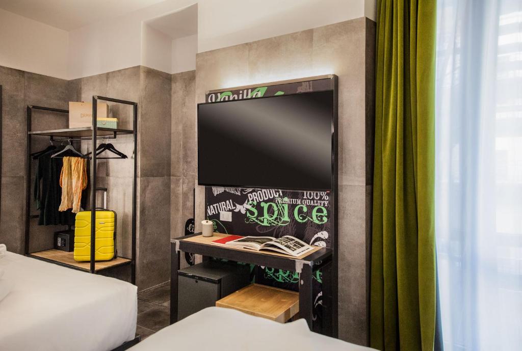 Postel nebo postele na pokoji v ubytování Spice Hotel Milano