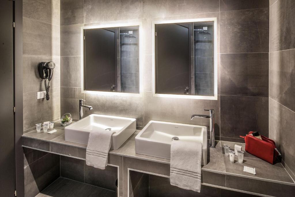 Koupelna v ubytování Spice Hotel Milano