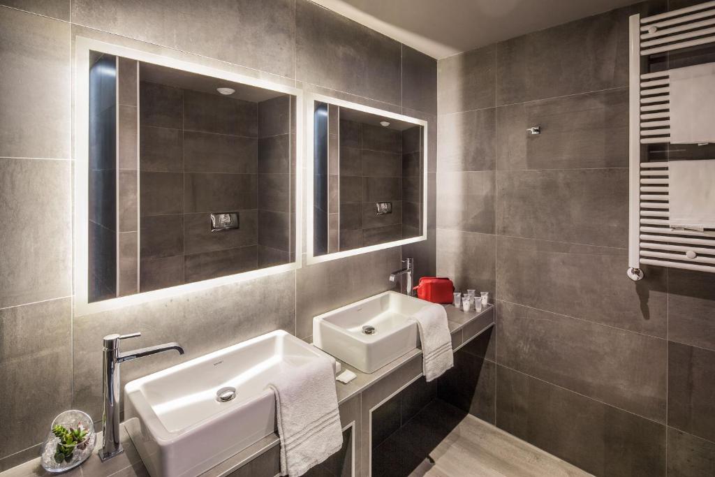 Koupelna v ubytování Spice Hotel Milano