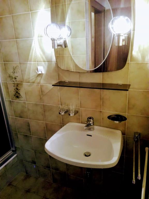 Koupelna v ubytování Mosers Pension
