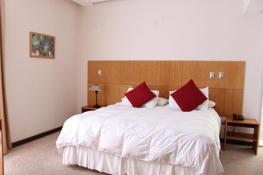 Postel nebo postele na pokoji v ubytování Open Hotel