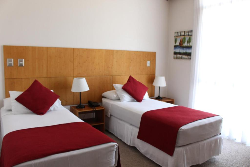 Postel nebo postele na pokoji v ubytování Open Hotel