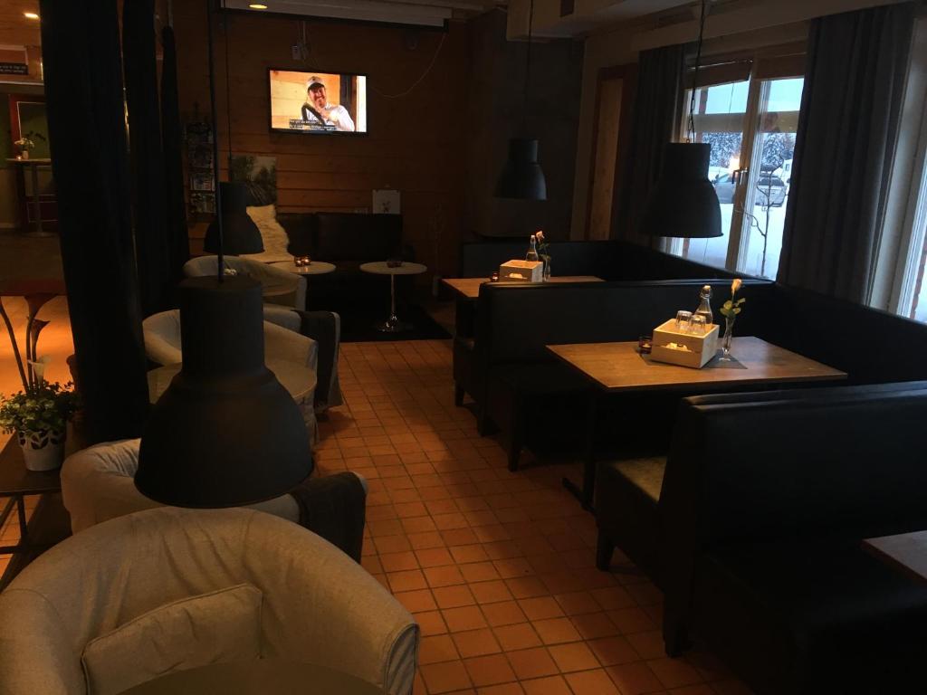 Posezení v ubytování Hotell Smedjan
