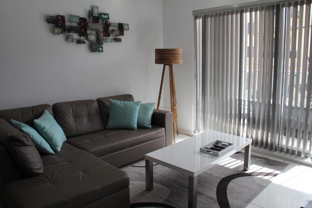 Posezení v ubytování Marsascala Interlace Apartment with free parking