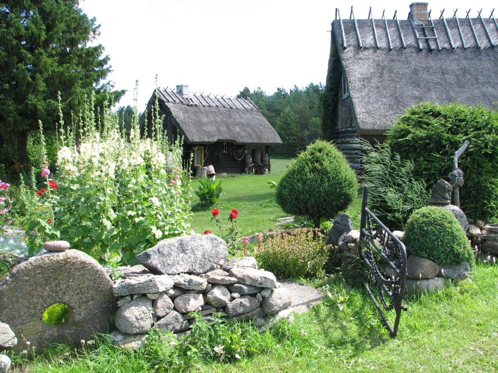 En trädgård utanför Kadariku Tourism Farm