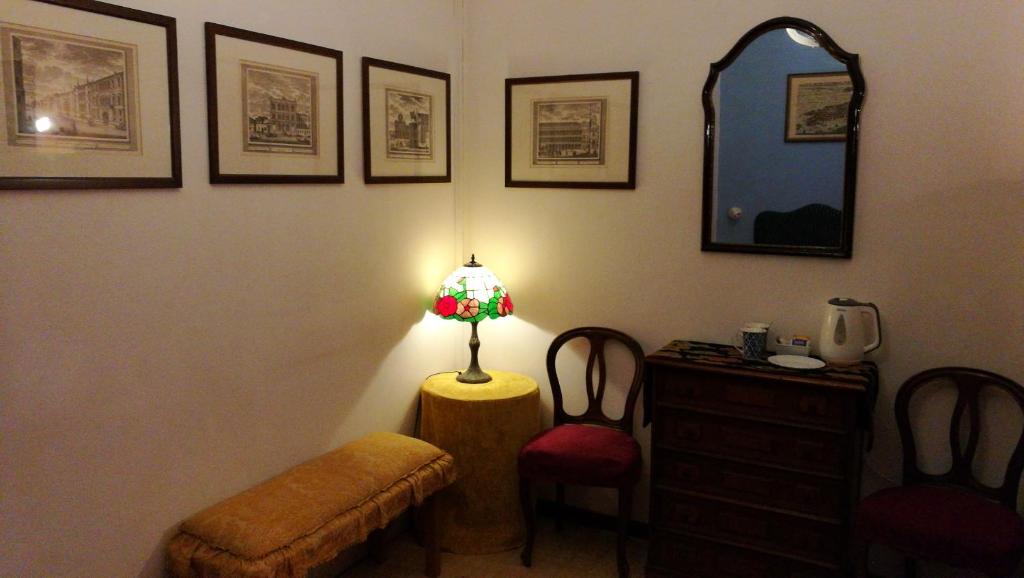 Χώρος καθιστικού στο Alloggi alla Scala del Bovolo