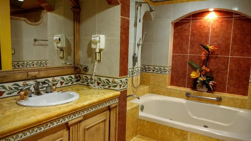 Koupelna v ubytování Suites Flamboyanes