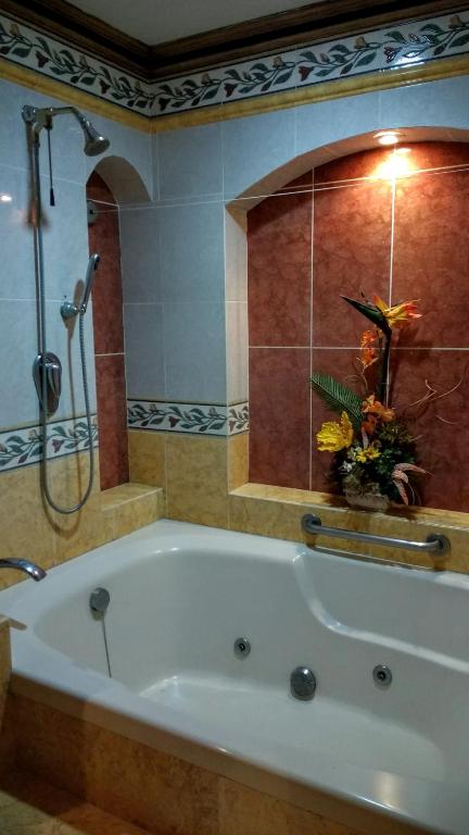 Koupelna v ubytování Suites Flamboyanes