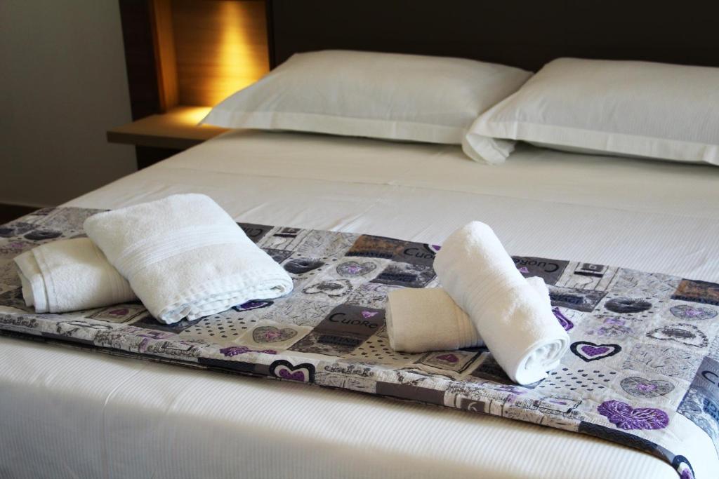 Cama o camas de una habitación en Resort Il Mulino