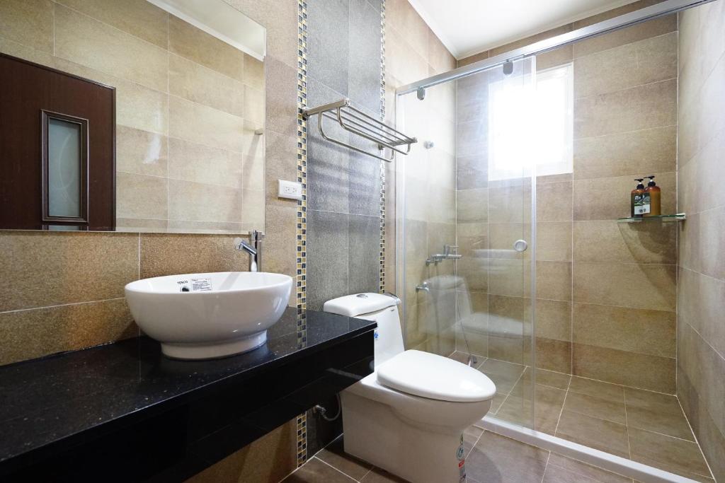 Koupelna v ubytování Penghu Sun House