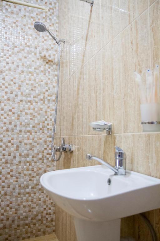 Koupelna v ubytování Premium Hotel Yerevan