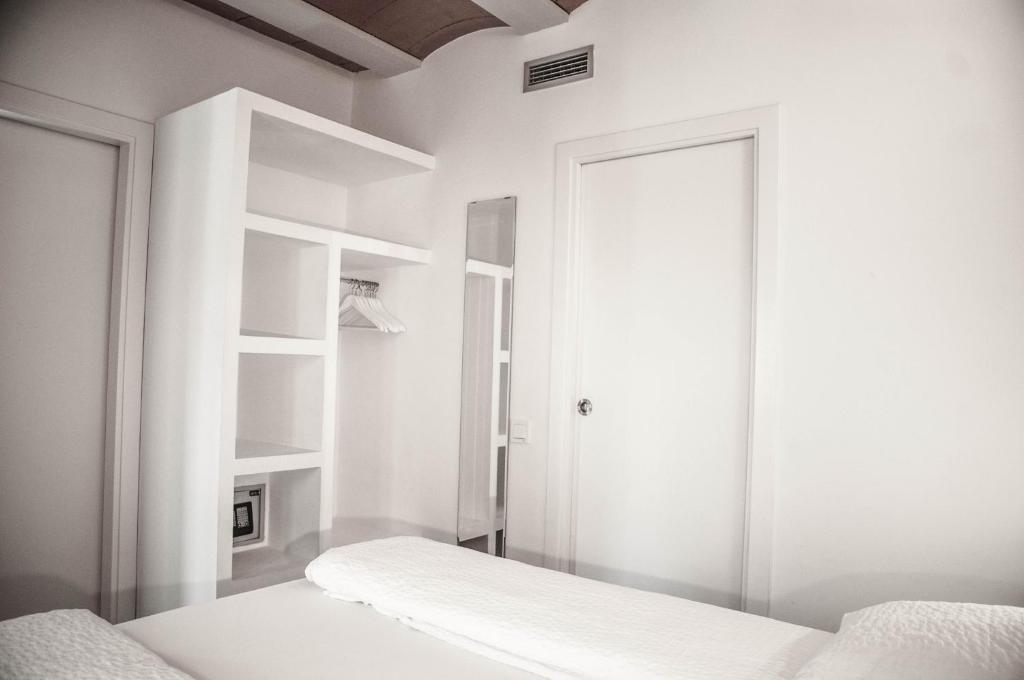 Postel nebo postele na pokoji v ubytování Barcelona Beach Apartments