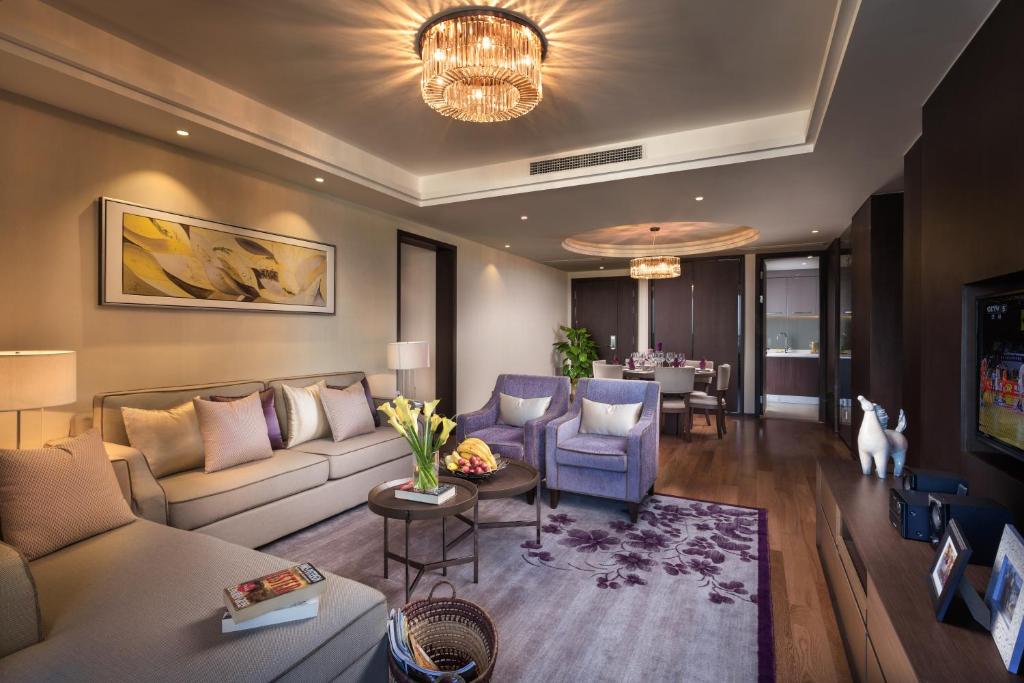 Posezení v ubytování Savills Residence Daxin Shenzhen Bay