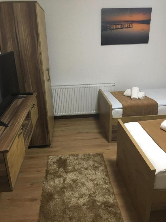 TV a/nebo společenská místnost v ubytování Bed and Breakfast Divanhana