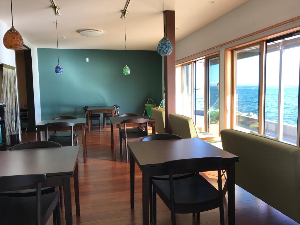 Posezení v ubytování Notojima Guesthouse HaNaMi