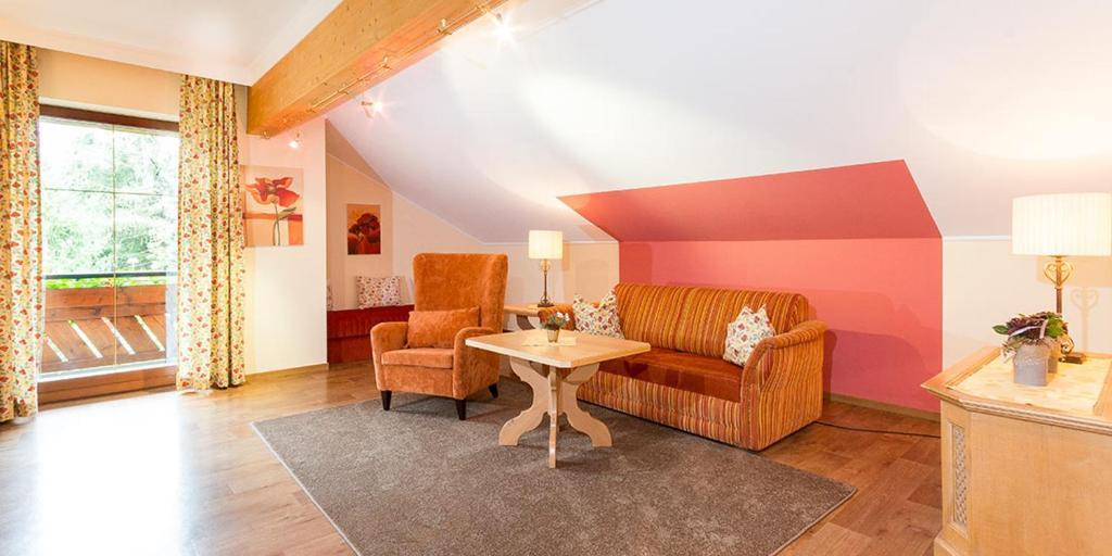 Posezení v ubytování Bachmann Appartements