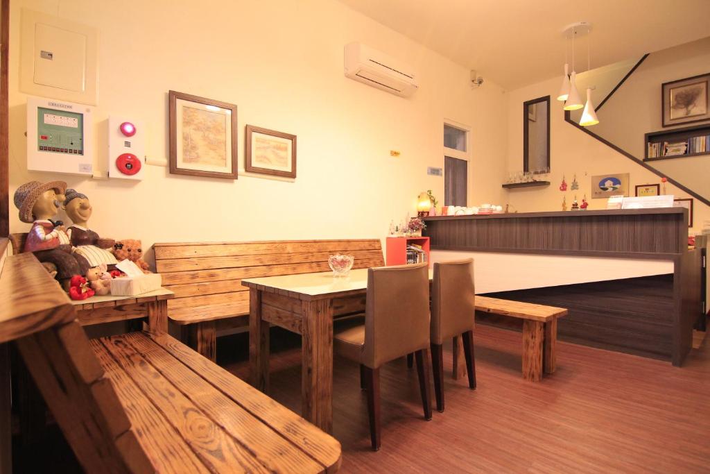 Posezení v ubytování 加依家溫馨民宿Home Sweet Beach Hotel