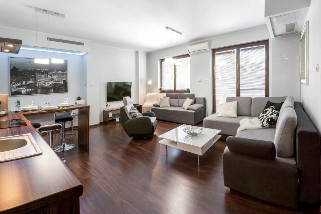 Posezení v ubytování Kazimierz Friendhouse Apartments