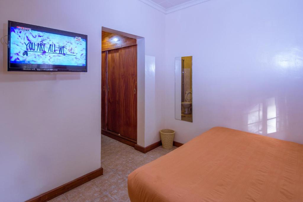 TV a/nebo společenská místnost v ubytování Chak Guesthouse & Conference Center