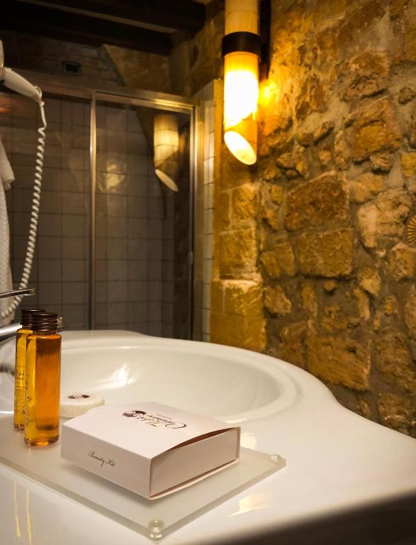 Vannituba majutusasutuses Hotel Carmine