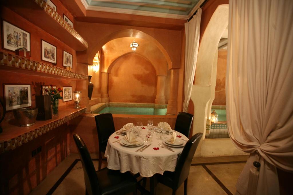 Posezení v ubytování Riad et Spa Misria Les Orangers