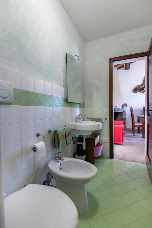 Kúpeľňa v ubytovaní La casina degli olivi