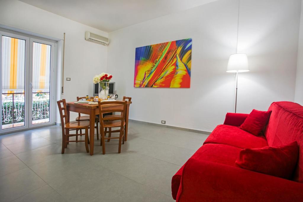 Posezení v ubytování Gaeta apartament