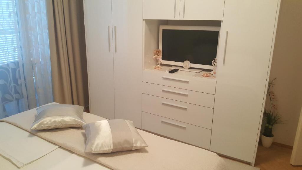 Posteľ alebo postele v izbe v ubytovaní Apartment Ultra Split