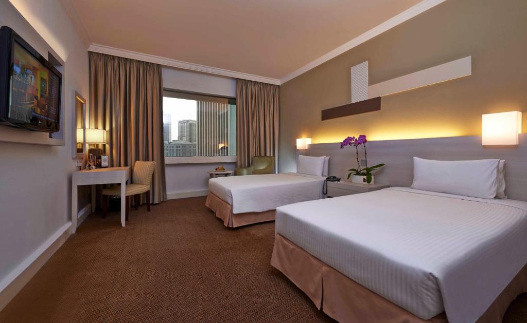 Katil atau katil-katil dalam bilik di Corus KLCC