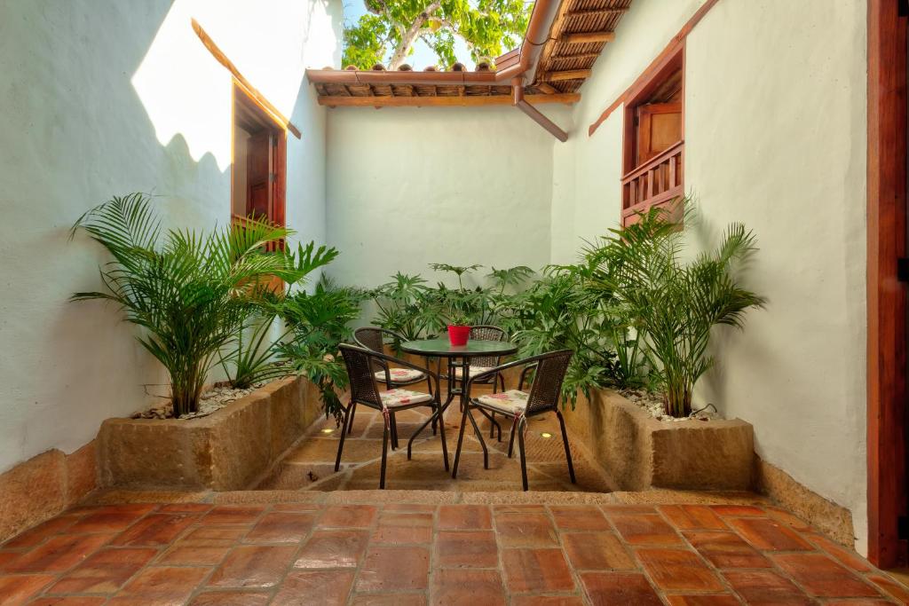 Posezení v ubytování Casa Bari El Jardin