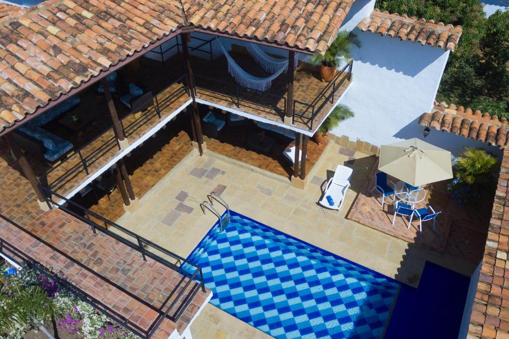 Bazén v ubytování Casa Bari El Jardin nebo v jeho okolí