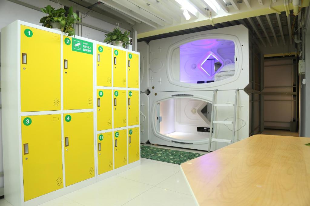Fotografie z fotogalerie ubytování Wuhan Worry-free Capsule Hotel v destinaci Wu-chan