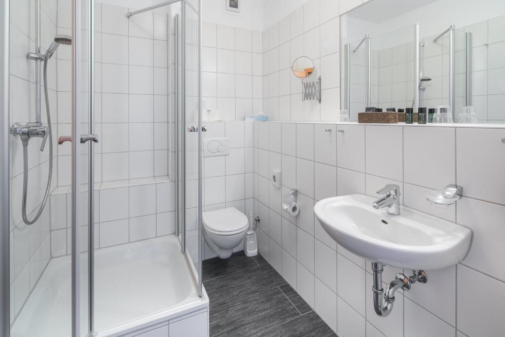 Koupelna v ubytování Haus KLIPPER Norderney
