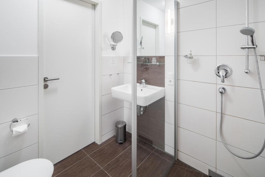 Koupelna v ubytování Haus KLIPPER Norderney