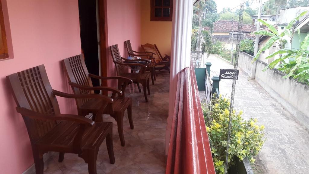 Balkón nebo terasa v ubytování Jaya Home Stay