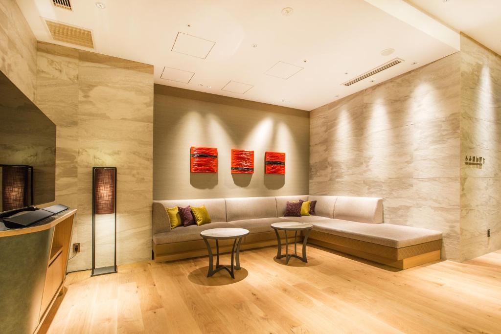 Uma área de estar em Hotel Musse Ginza Meitetsu