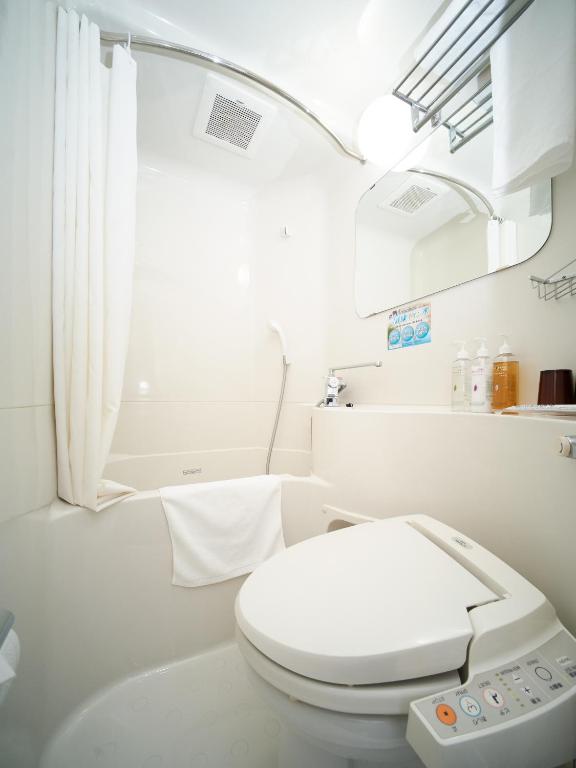 Koupelna v ubytování Super Hotel Hiroshima