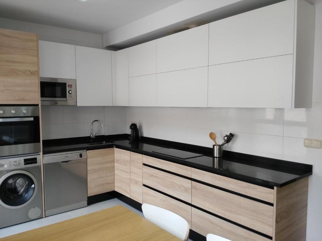 Kuchyňa alebo kuchynka v ubytovaní Apartamento turistico Olite