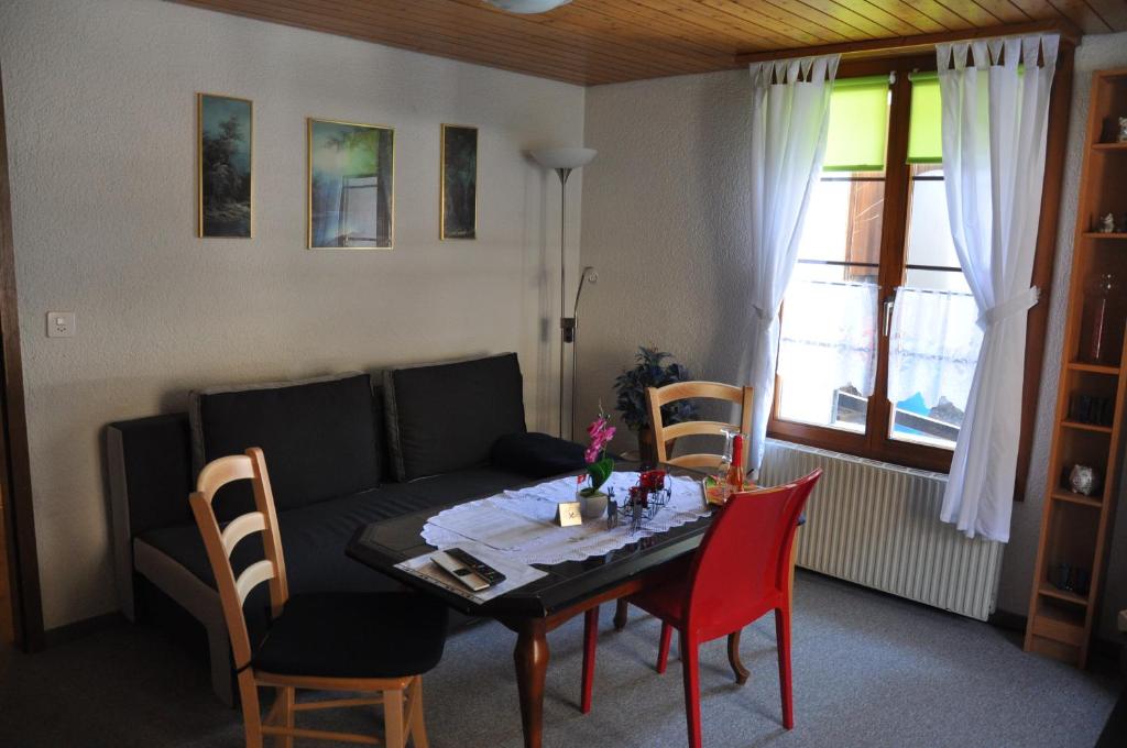 Posezení v ubytování Ferienwohnungen Alter Raaben