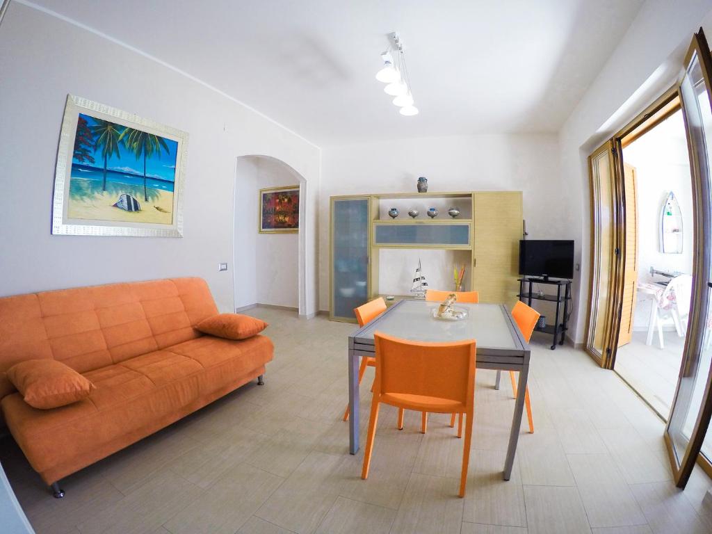 Posezení v ubytování Villa di Lusso sul Mare a Diamante - Villa Ventre