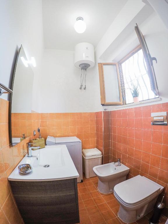 Koupelna v ubytování Villa di Lusso sul Mare a Diamante - Villa Ventre