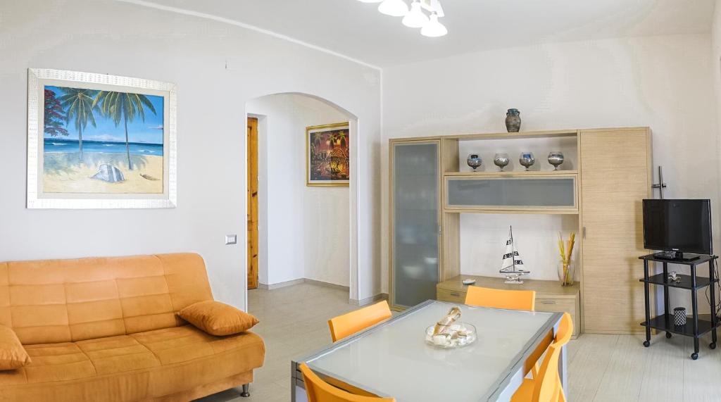 Posezení v ubytování Villa di Lusso sul Mare a Diamante - Villa Ventre