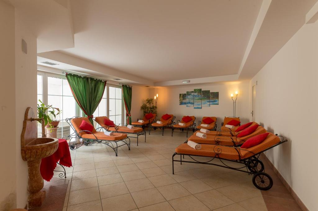 Posezení v ubytování Hotel Hellweger